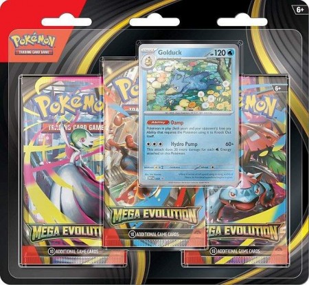 Mega Evolutions 3 Pack Blister