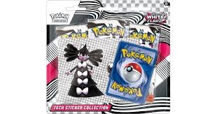 White Flare 3 pack Tech Stickers